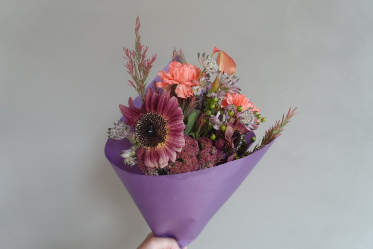 画像1: ANBER SKY｜BUD_ishのオレンジの花束・ブーケ (1)