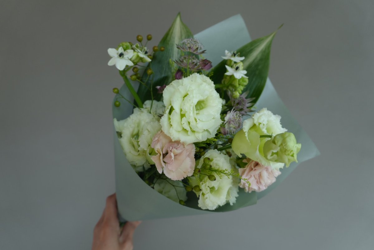 画像1: GREEN WITH ENVY｜BUD_ishの緑の花束・ブーケ (1)