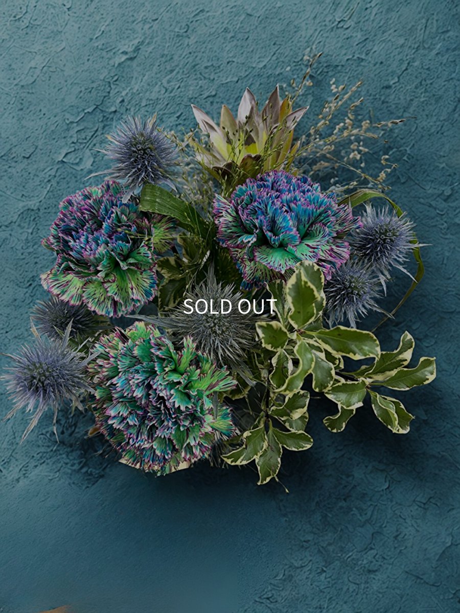 画像1: BLUE  BOUQUET｜BUD_ishの青色の花束・ブーケ (1)