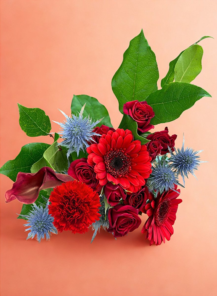 画像1: RED LETTER DAY｜BUD_ishの赤の花束・ブーケ (1)